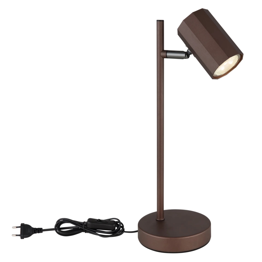 Globo - Stolní lampa 1xGU10/5W/230V hnědá