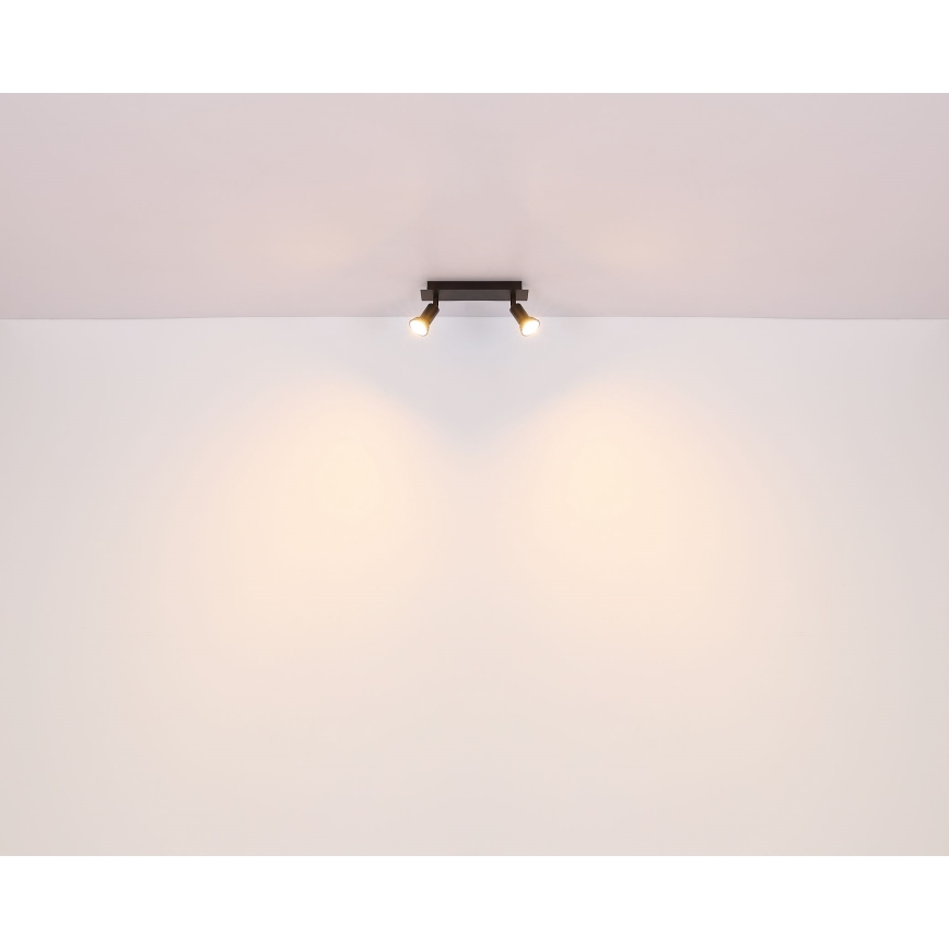 Globo - Bodové svítidlo 2xGU10/35W/230V černá