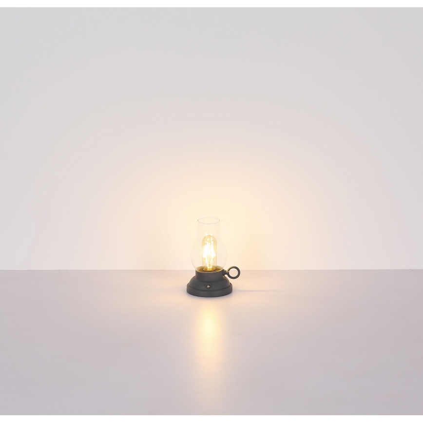 Globo - LED Stmívatelná nabíjecí dotyková stolní lampa LED/1W/3,7V 1200 mAh antracit