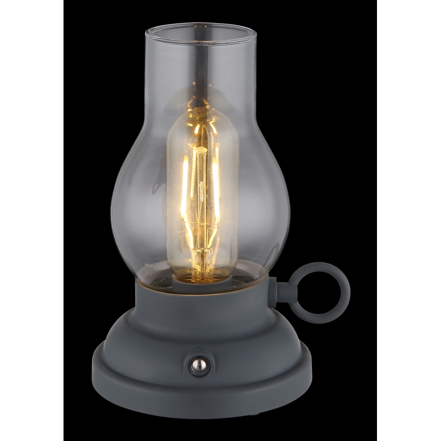 Globo - LED Stmívatelná nabíjecí dotyková stolní lampa LED/1W/3,7V 1200 mAh antracit