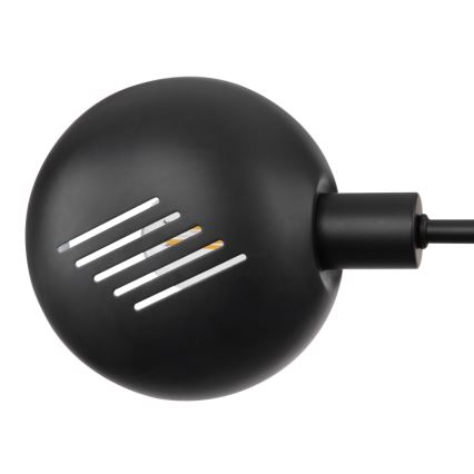 Globo - Stojací lampa 5xE14/40W/230V černá