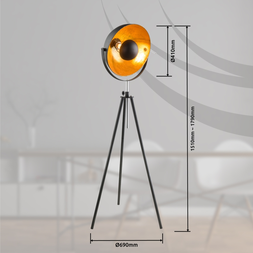 Globo - Stojací lampa 1xE27/60W/230V