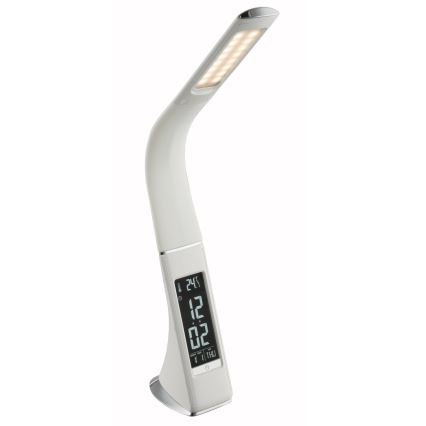 Globo - LED Stmívatelná dotyková stolní lampa s displejem LED/6,5W/230V 3000/4500/5800K bílá