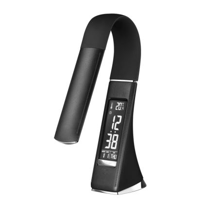 Globo - LED Stmívatelná dotyková stolní lampa s displejem LED/6,5W/230V 3000/4500/5800K černá