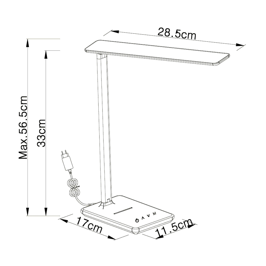 Globo - LED Stmívatelná stolní lampa LED/5W/230V