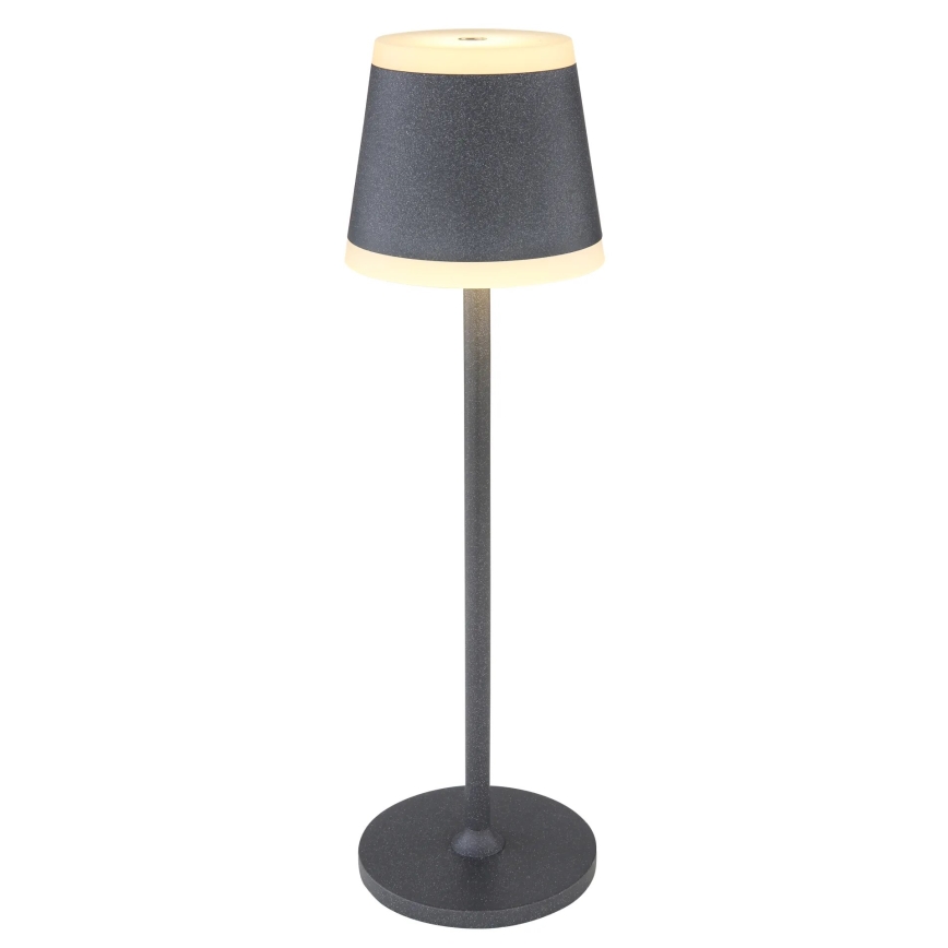 Globo - LED Stmívatelná nabíjecí dotyková stolní lampa LED/4,6W/3,7V 3000K 1800mAh šedá IP54