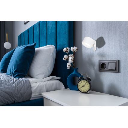 Globo - LED Stmívatelná dotyková stolní lampa 4v1 LED/4W/5V 3000/4000/5000K 1200 mAh bílá