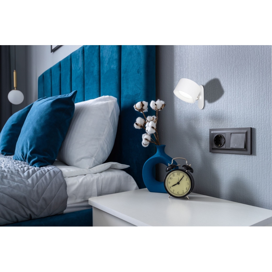 Globo - LED Stmívatelná dotyková stolní lampa 4v1 LED/4W/5V 3000/4000/5000K 1200 mAh bílá