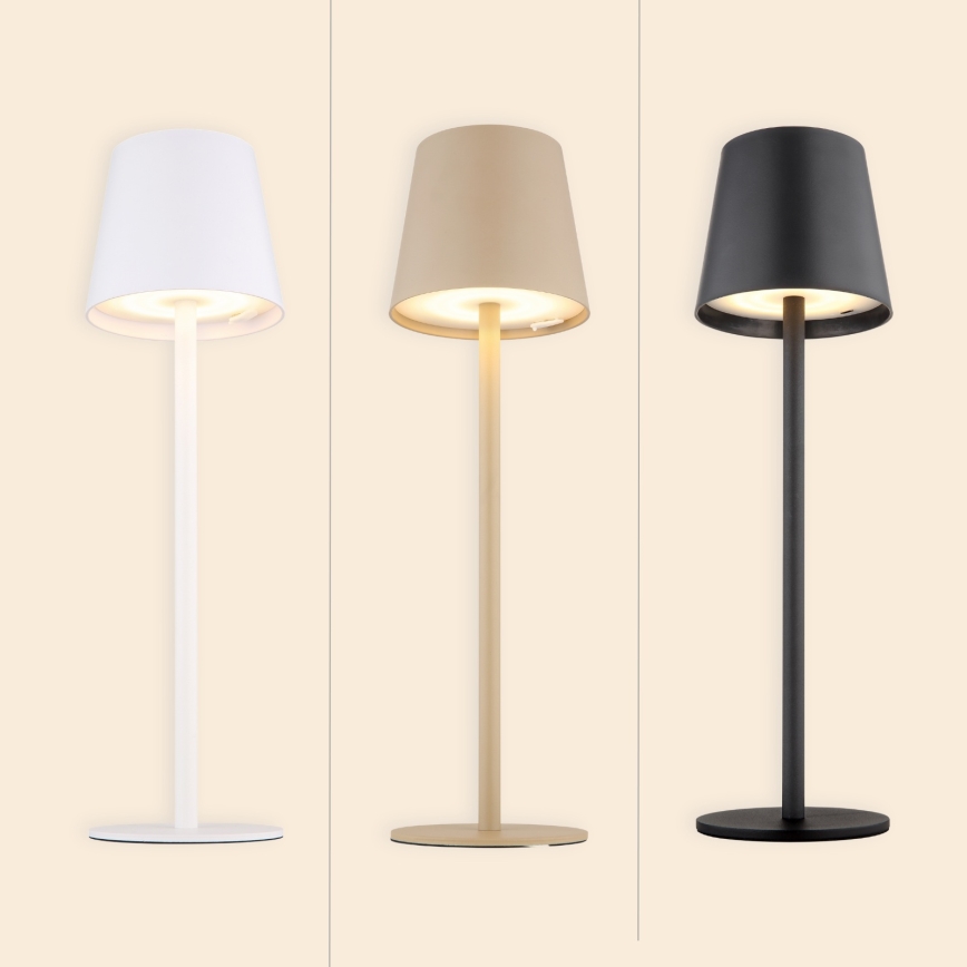 Globo - LED Stmívatelná dotyková venkovní lampa LED/3W/3,7V IP44 1800 mAh USB černá