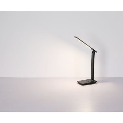 Globo - LED Dotyková stmívatelná nabíjecí stolní lampa LED/5W/5V 2700/4000/6500K 1800 mAh černá