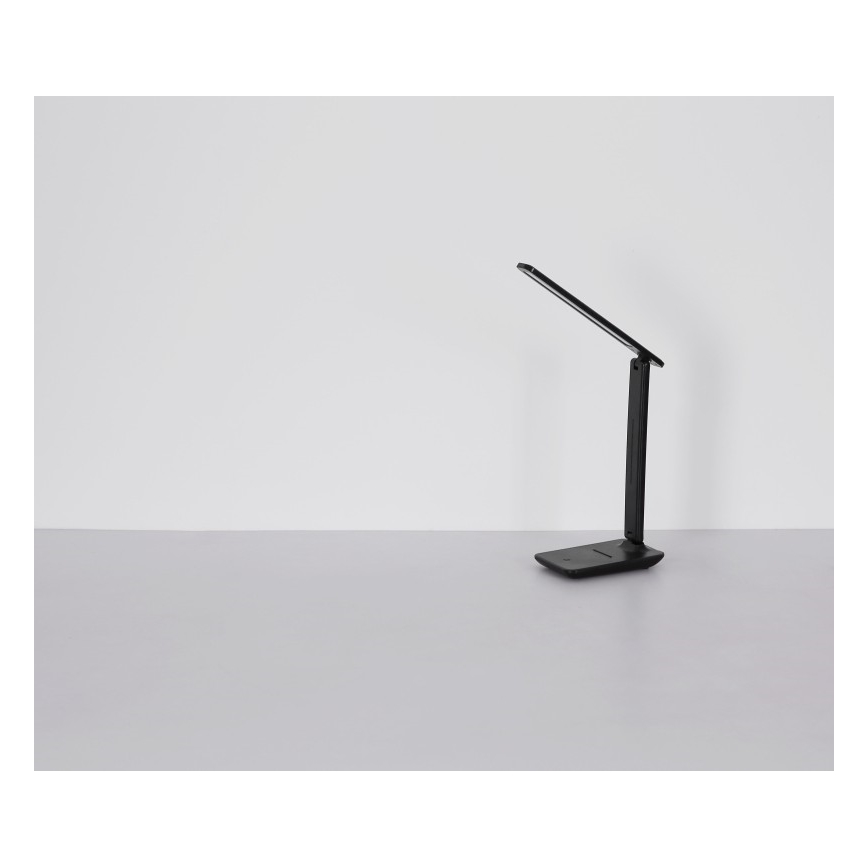 Globo - LED Dotyková stmívatelná nabíjecí stolní lampa LED/5W/5V 2700/4000/6500K 1800 mAh černá