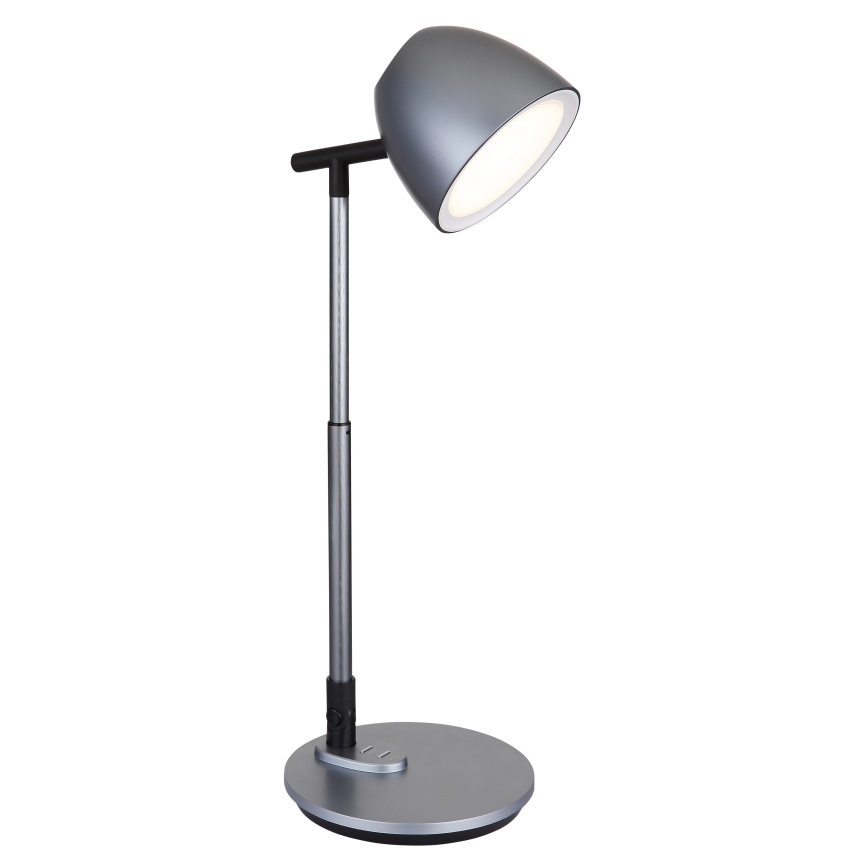 Globo - LED Stmívatelná dotyková stolní lampa LED/7,5W/230V 3000K/4000K/6500K šedá