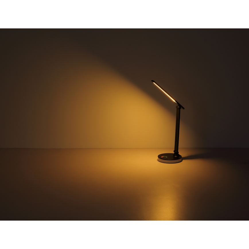 Globo - LED RGBW Stmívatelná dotyková stolní lampa LED/5W/230V + LED/2W 2700K/4000K/6500K bílá