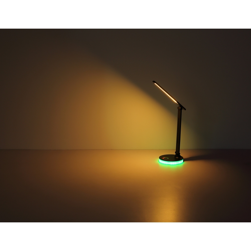 Globo - LED RGBW Stmívatelná dotyková stolní lampa LED/5W/230V + LED/2W 2700K/4000K/6500K bílá