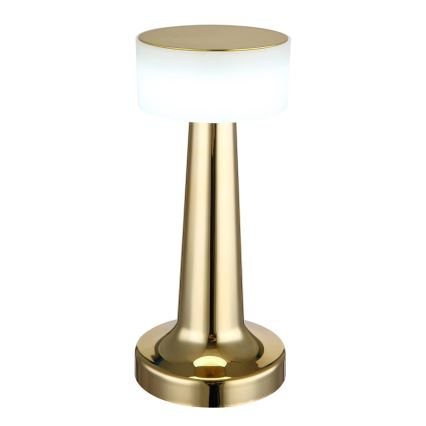 Globo - LED Stmívatelná dotyková stolní lampa LED/1W/3,7V 2700K/4000K/6500K 800 mAh USB zlatá