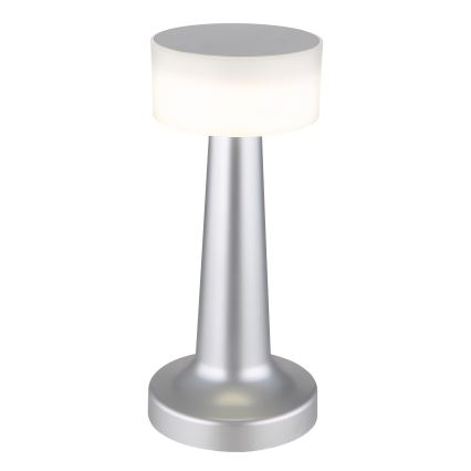 Globo - LED Stmívatelná dotyková stolní lampa LED/1W/3,7V 2700K/4000K/6500K 800 mAh USB matný chrom