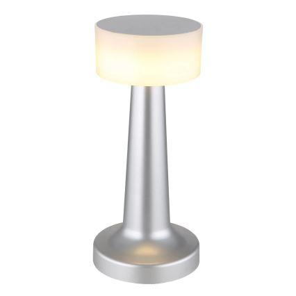 Globo - LED Stmívatelná dotyková stolní lampa LED/1W/3,7V 2700K/4000K/6500K 800 mAh USB matný chrom