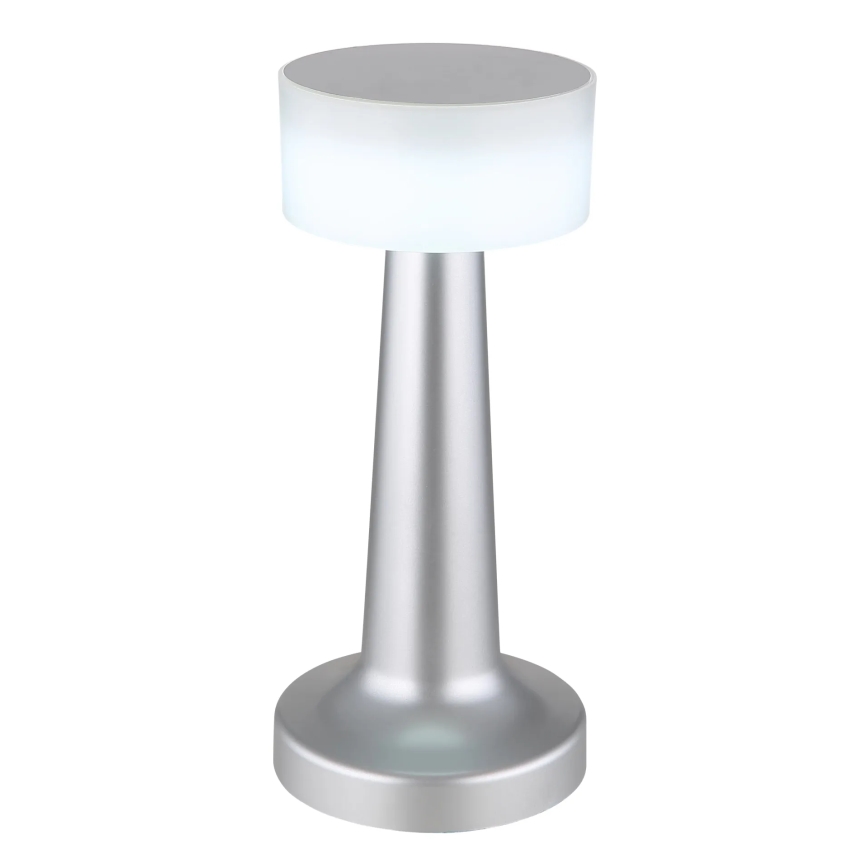 Globo - LED Stmívatelná dotyková stolní lampa LED/1W/3,7V 2700K/4000K/6500K 800 mAh USB matný chrom