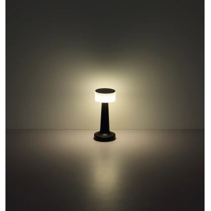 Globo - LED Stmívatelná dotyková stolní lampa LED/1W/3,7V 2700K/4000K/6500K 800 mAh USB černá