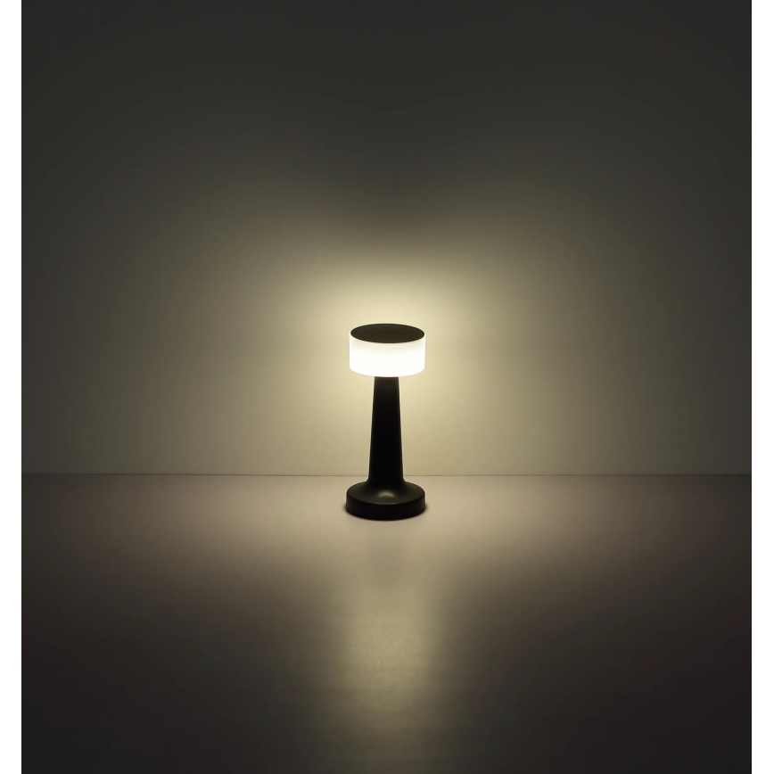 Globo - LED Stmívatelná dotyková stolní lampa LED/1W/3,7V 2700K/4000K/6500K 800 mAh USB černá