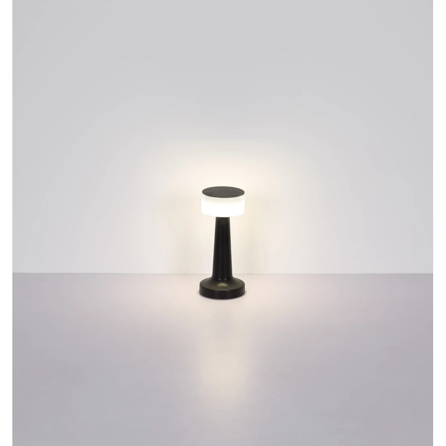 Globo - LED Stmívatelná dotyková stolní lampa LED/1W/3,7V 2700K/4000K/6500K 800 mAh USB černá