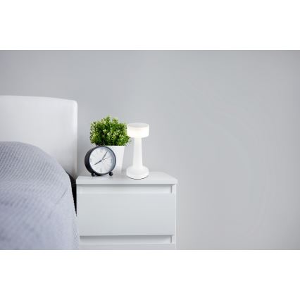 Globo - LED Stmívatelná dotyková stolní lampa LED/1W/3,7V 2700K/4000K/6500K 800 mAh USB bílá