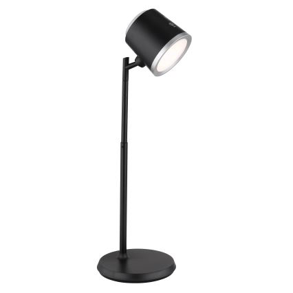 Globo - LED Stmívatelná dotyková stolní lampa 4v1 LED/6W/3,7V 3000K/4000K/6500K 1500 mAh USB černá
