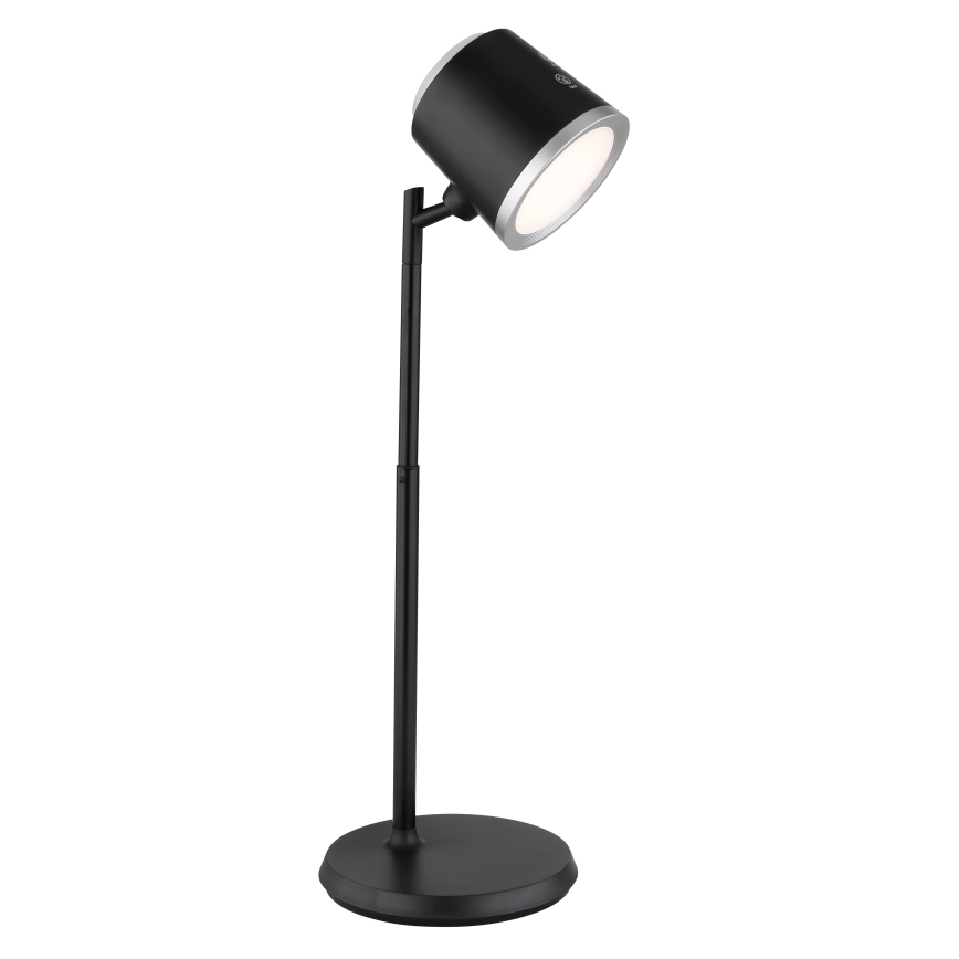 Globo - LED Stmívatelná dotyková stolní lampa 4v1 LED/6W/3,7V 3000K/4000K/6500K 1500 mAh USB černá