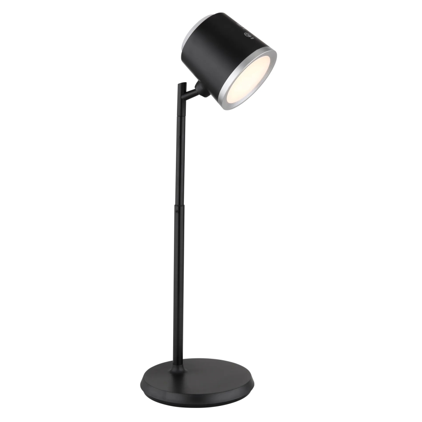 Globo - LED Stmívatelná dotyková stolní lampa 4v1 LED/6W/3,7V 3000K/4000K/6500K 1500 mAh USB černá
