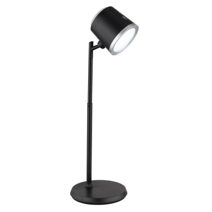 Globo - LED Stmívatelná dotyková stolní lampa 4v1 LED/6W/3,7V 3000K/4000K/6500K 1500 mAh USB černá