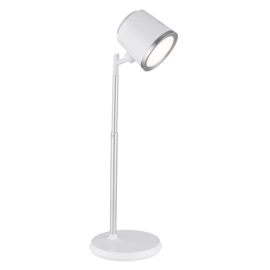 Globo - LED Stmívatelná dotyková stolní lampa 4v1 LED/6W/3,7V 3000K/4000K/6500K 1500 mAh USB bílá