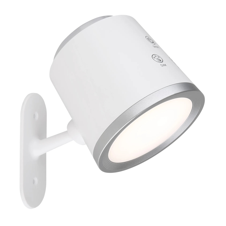 Globo - LED Stmívatelná dotyková stolní lampa 4v1 LED/6W/3,7V 3000K/4000K/6500K 1500 mAh USB bílá