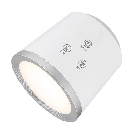 Globo - LED Stmívatelná dotyková stolní lampa 4v1 LED/6W/3,7V 3000K/4000K/6500K 1500 mAh USB bílá