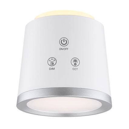 Globo - LED Stmívatelná dotyková stolní lampa 4v1 LED/6W/3,7V 3000K/4000K/6500K 1500 mAh USB bílá
