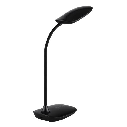 Globo - LED Stmívatelná dotyková stolní lampa LED/9W/230V 3000K/4000K/6500K CRI 90 černá