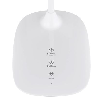 Globo - LED Stmívatelná dotyková stolní lampa LED/9W/230V 3000K/4000K/6500K CRI 90 bílá