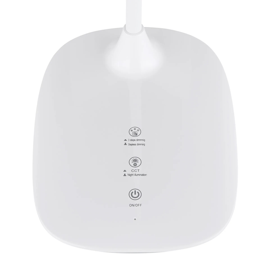 Globo - LED Stmívatelná dotyková stolní lampa LED/9W/230V 3000K/4000K/6500K CRI 90 bílá
