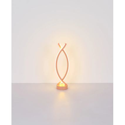 Globo - LED Stmívatelná dotyková stolní lampa LED/1W/3,7V 3000K 1800 mAh USB růžová