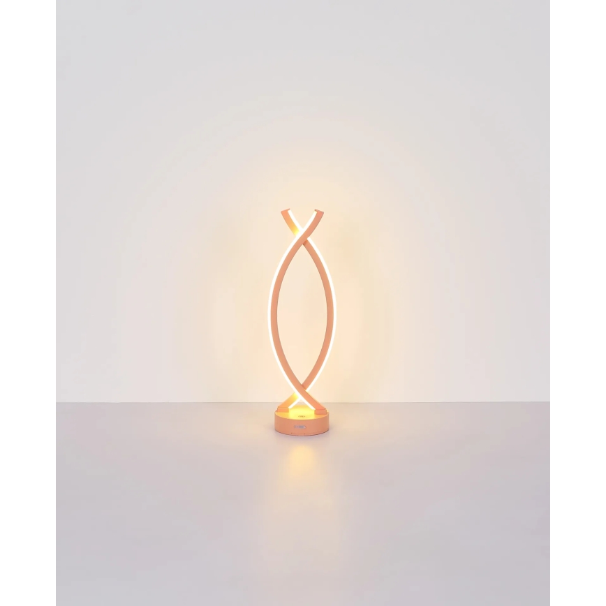 Globo - LED Stmívatelná dotyková stolní lampa LED/1W/3,7V 3000K 1800 mAh USB růžová