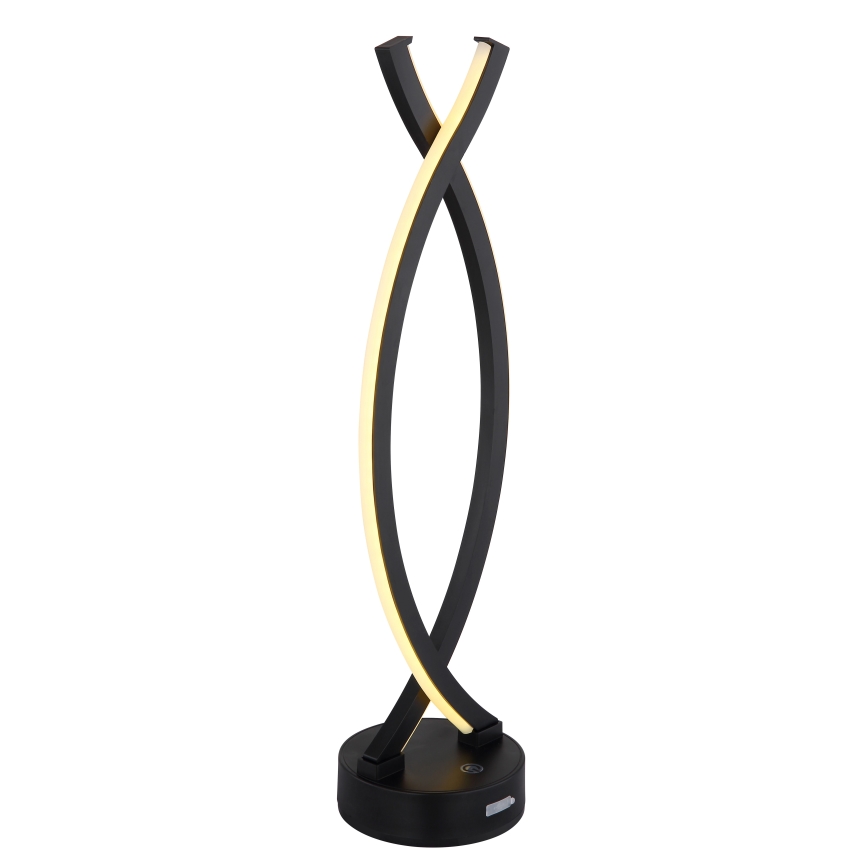 Globo - LED Stmívatelná dotyková stolní lampa LED/1W/3,7V 3000K 1800 mAh USB černá