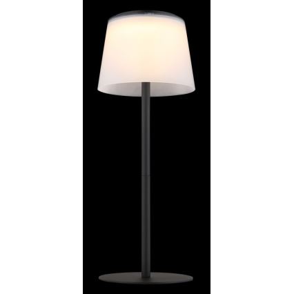 Globo - LED Stmívatelná dotyková venkovní stolní lampa LED/1,8W/5V IP44 1800 mAh černá/bílá