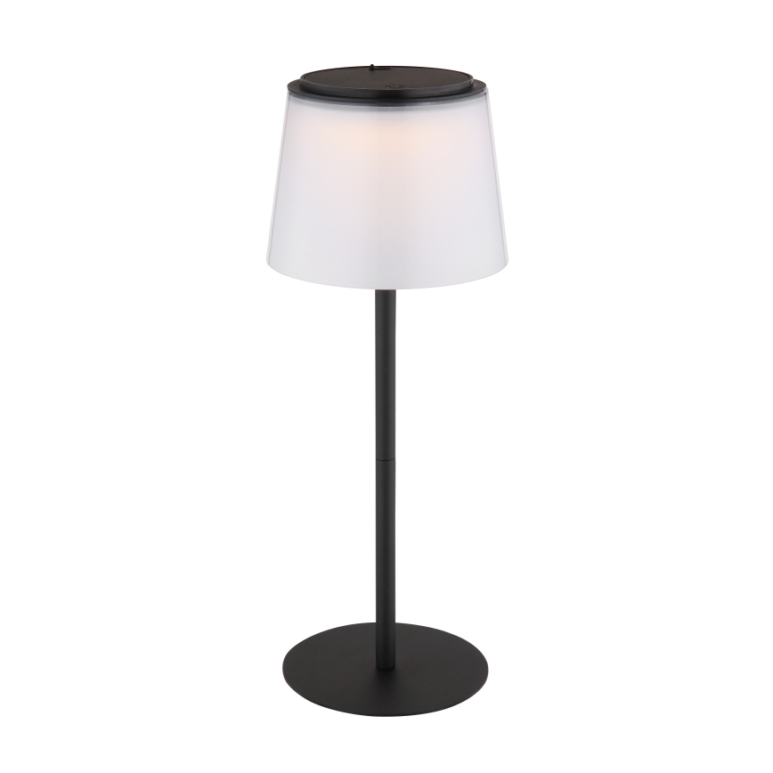Globo - LED Stmívatelná dotyková venkovní stolní lampa LED/1,8W/5V IP44 1800 mAh černá/bílá