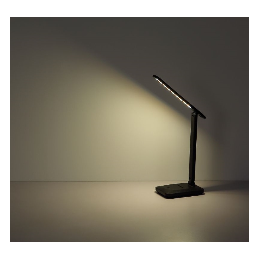 Globo - LED Stmívatelná dotyková stolní lampa LED/3W/5V 2800/4000/6500K 1800 mAh černá