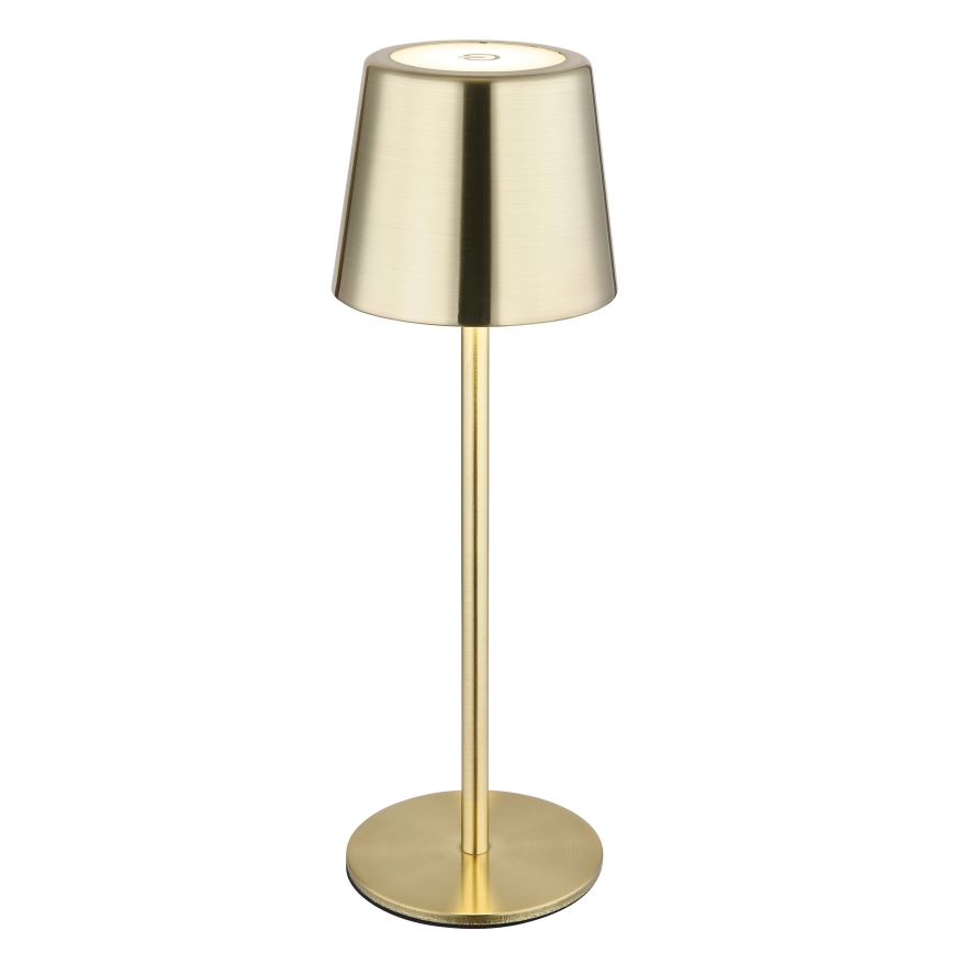 Globo - LED Stmívatelná dotyková nabíjecí stolní lampa LED/2W/3,7V 3000/4000/6000K 2200 mAh zlatá