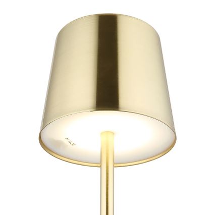 Globo - LED Stmívatelná dotyková nabíjecí stolní lampa LED/2W/3,7V 3000/4000/6000K 2200 mAh zlatá