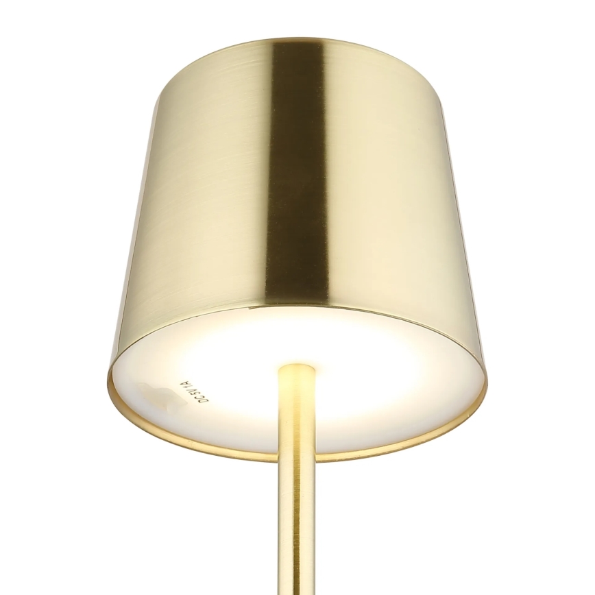 Globo - LED Stmívatelná dotyková nabíjecí stolní lampa LED/2W/3,7V 3000/4000/6000K 2200 mAh zlatá
