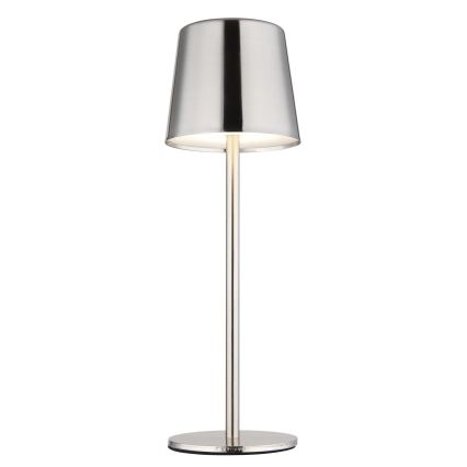 Globo - LED Stmívatelná dotyková nabíjecí stolní lampa LED/2W/3,7V 3000/4000/6000K 2200 mAh lesklý chrom