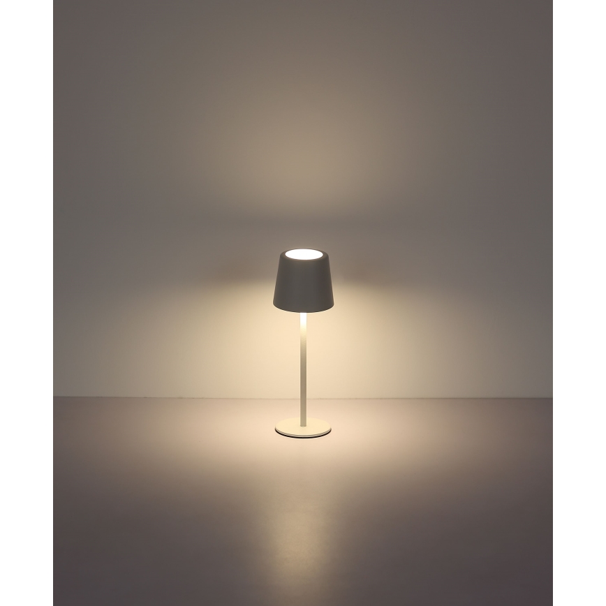 Globo - LED Stmívatelná venkovní dotyková stolní lampa LED/2W/5V 3000/4000/6000K 2200 mAh IP44 bílá