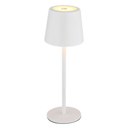 Globo - LED Stmívatelná venkovní dotyková stolní lampa LED/2W/5V 3000/4000/6000K 2200 mAh IP44 bílá