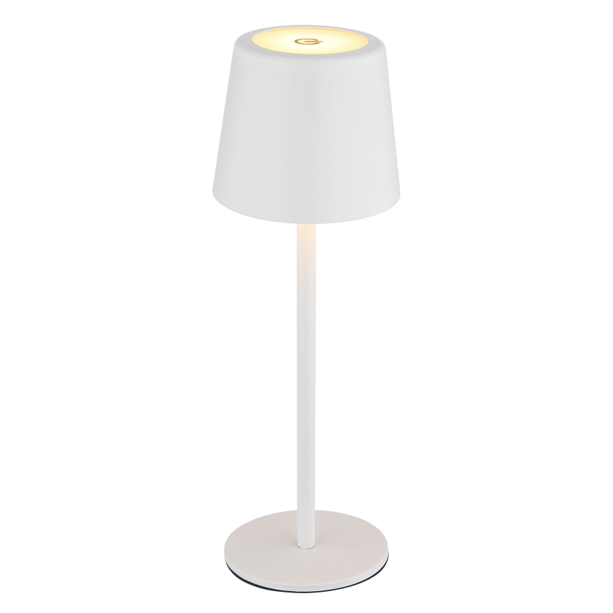 Globo - LED Stmívatelná venkovní dotyková stolní lampa LED/2W/5V 3000/4000/6000K 2200 mAh IP44 bílá